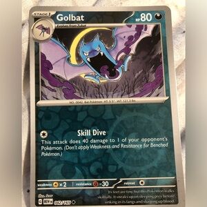 Pokemon Golbat Trading Card
